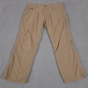 Kuhl Pants Mens 34x30 Beige Radikl Straight Cargo Hiking Outdoor Utility Work